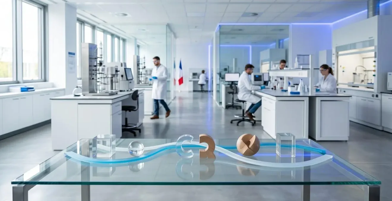 Schéma conceptuel du processus de demande de crédit d'impôt recherche avec laboratoire et documents