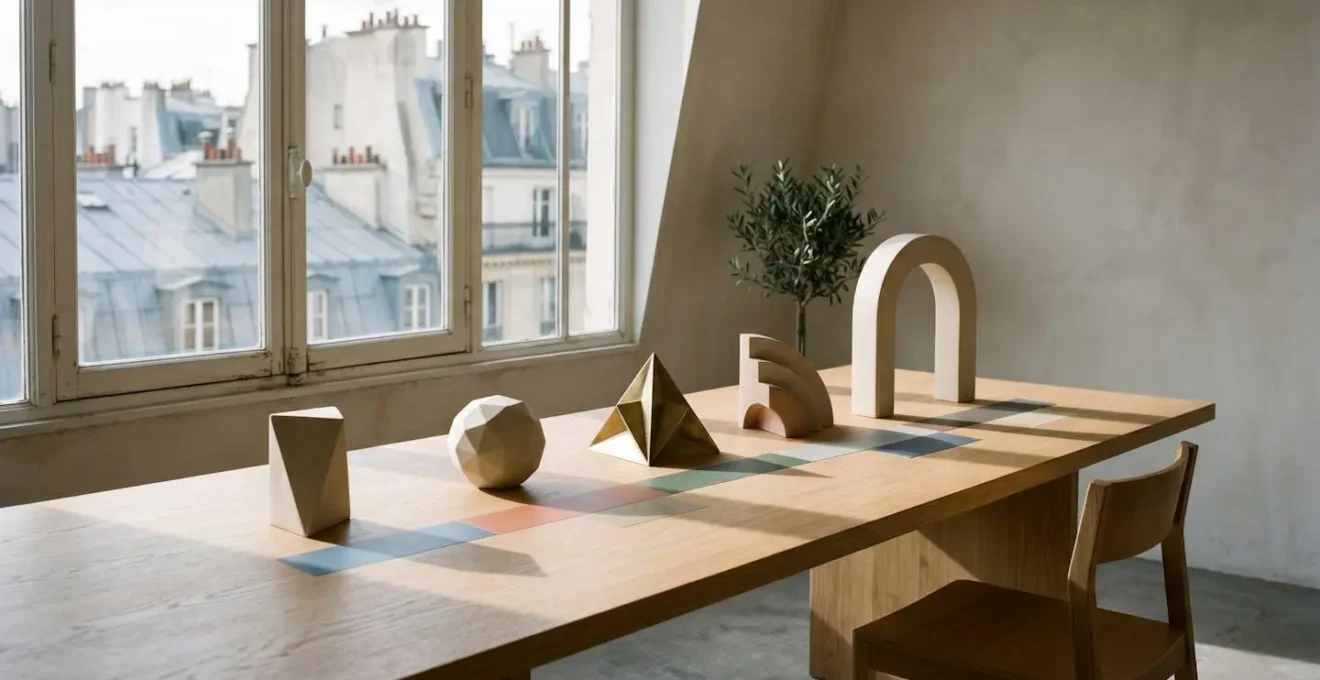 Parcours visuel en cinq étapes représentant la validation progressive d'un projet entrepreneurial avant création juridique