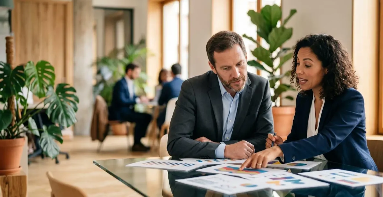 Espace de travail collaboratif pour révision stratégique du business plan